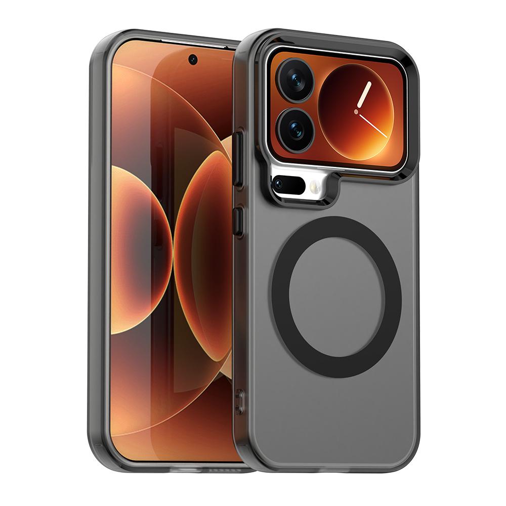 For iPhone 13 Pro Max Magnetic Case TPU + PC Clear Protective Phone Cover Compatible with MagSafe