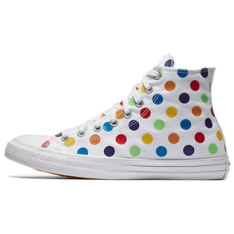 

Конверсы Chuck Taylor All Star High Майли Сайрус Прайд (2018) (Женский) Кроссовки унисекс белые 162252C