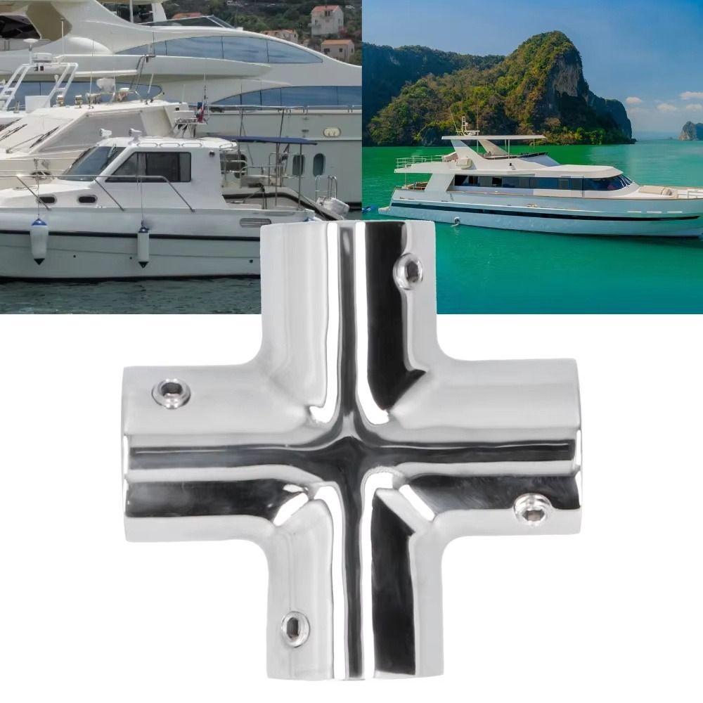 316 Stainless Steel Rail Fitting 22mm Tube Tube Pipe Connector Marine Hardware  Marine Application