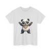 Cool Panda T-Shirt Cute Cartoon Panda Gold Chain Graphic Tee