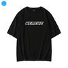 GIDLE YUQI Same Tshirt Women Unisex Loose Cotton Summer Short Sleeve Tee Kpop Fashion Letter Print T Shirt Korean Popular Clothes