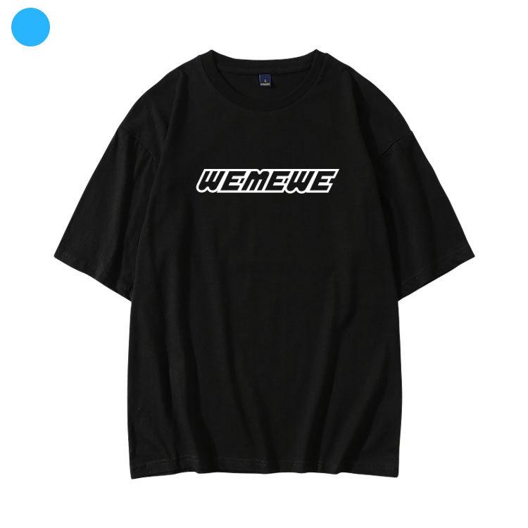 GIDLE YUQI Same Tshirt Women Unisex Loose Cotton Summer Short Sleeve Tee Kpop Fashion Letter Print T Shirt Korean Popular Clothes