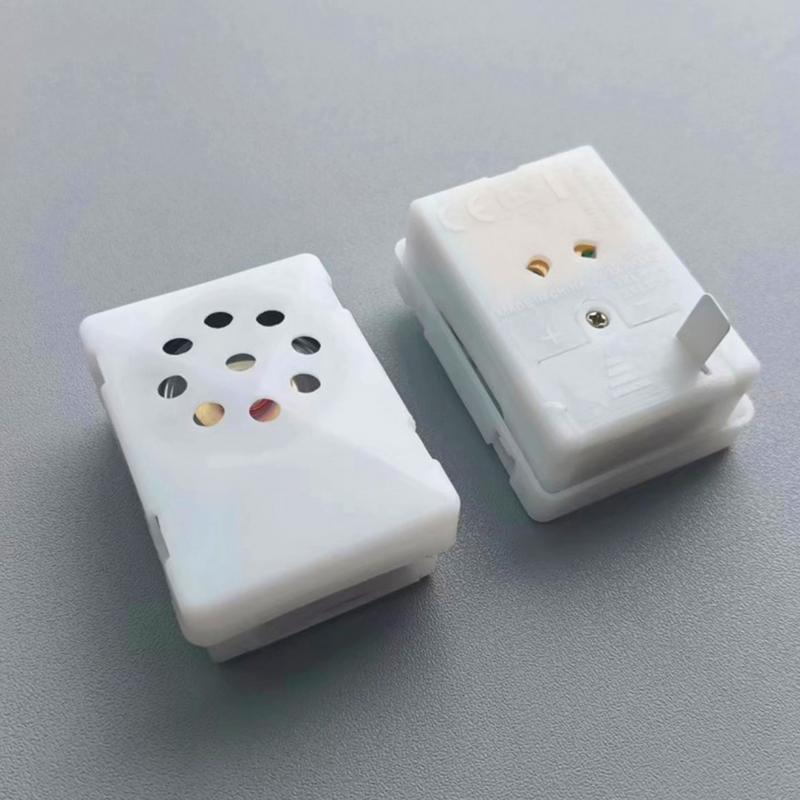 Recordable voice  Mini Square box suitable for stuffed animals recording device plug-in reusable gift giving car interior