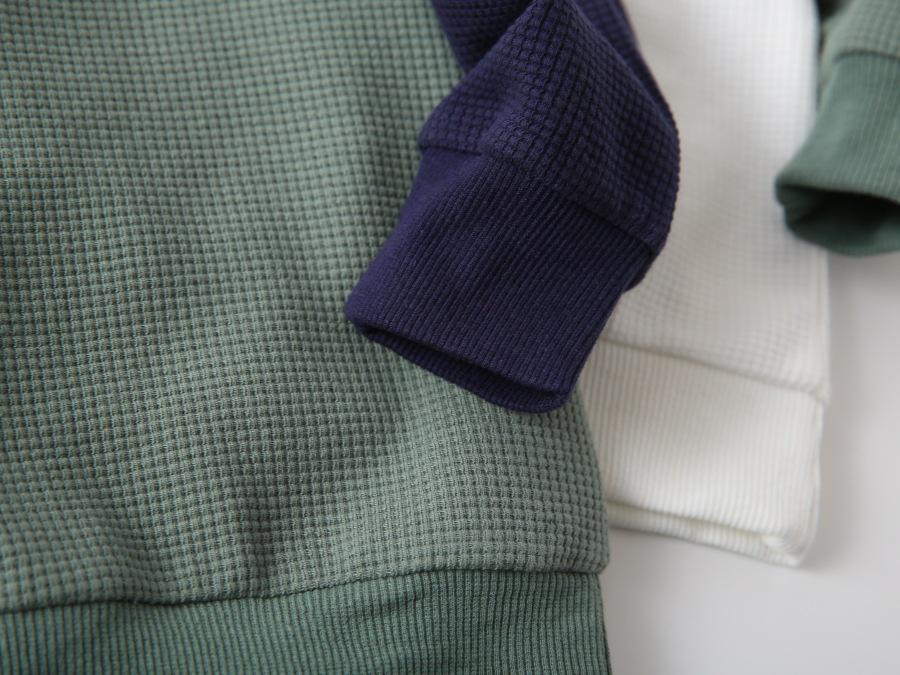 Boys' Raglan Sleeve Sweatshirt - 2026 Fashionable Kids' Round Neck Sports Top