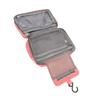Travel Hanging Toiletry Bag Travel Cosmetic Bag Folded Hanging Toiletry Wash Organizer Pouch for Men Women Pink