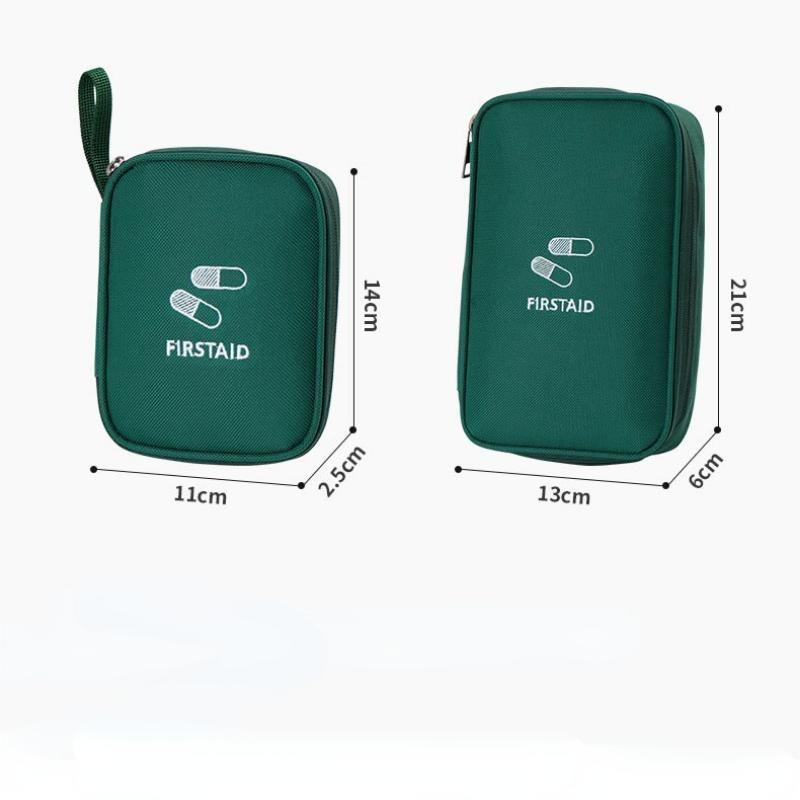 Trusă de prim ajutor portabilă goală, pungă de depozitare pentru medicamente, mini organizator de truse medicale pentru călătorii, managementul pastilelor sportive, geantă de prim ajutor