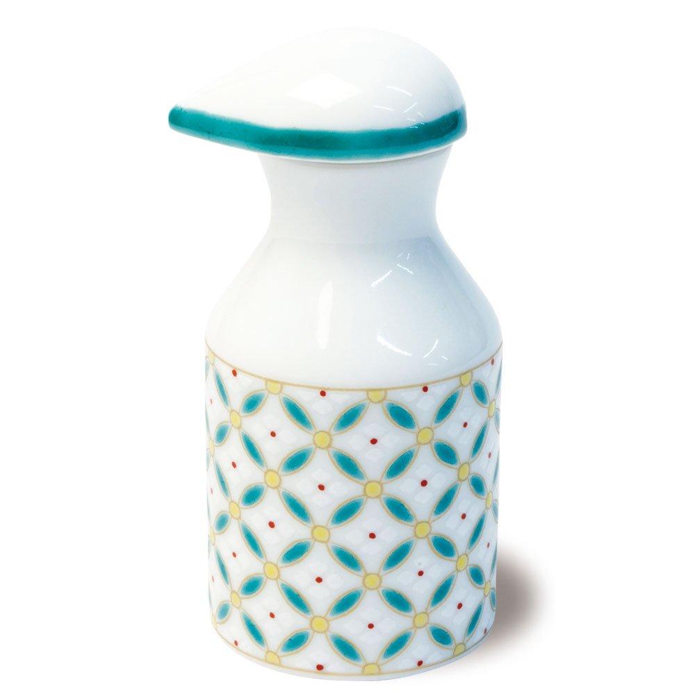

soy sauce Kutani Shippo Hanabishi design Drip-free dispenser, ware,