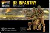 Warlord Action US Infantry Assembly Kit WLG402013012 Games/Bolt 1/56 (30 Figures) (Personnel)