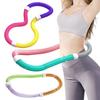 Weighted Soft Spring Hoop Waist-Friendly Foldable Fitness Hoop Portable Home Gym Men Women Adults Body Waist Slimming Exercise Equipment