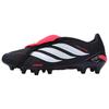 Predator League Ft Comfortable Durable Ag (Rubber Short Studs) Wear-Resistant Soccer Shoes Unisex Soccer Shoes Black White Pink JR7900