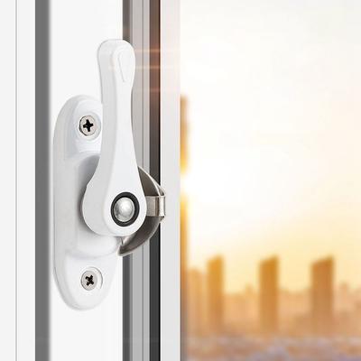 Aluminum Alloy Window Safety Lock Double-sided Anti Wear Window Lock Buckle Vintage Multifunctional Sliding Door Lock