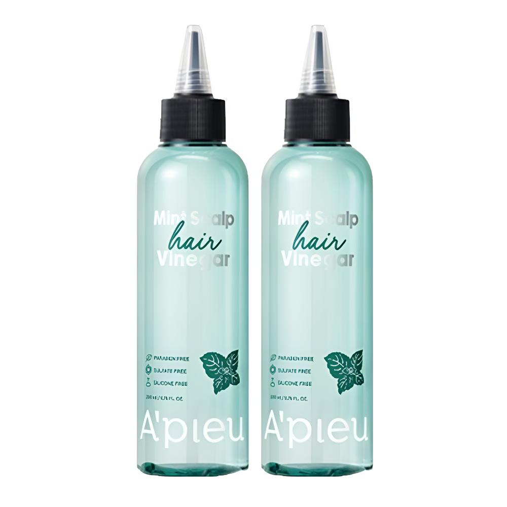 A’PIEU Mint Scalp Hair Vinegar 200ml × 2