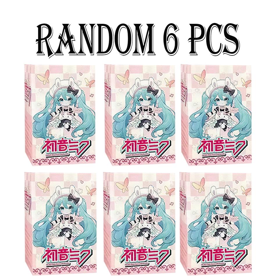 6 PCS Hatsune Miku Q Edition Series Handmade Blind Box Children's Toys Birthday Halloween Christmas Gift Desktop Decoration