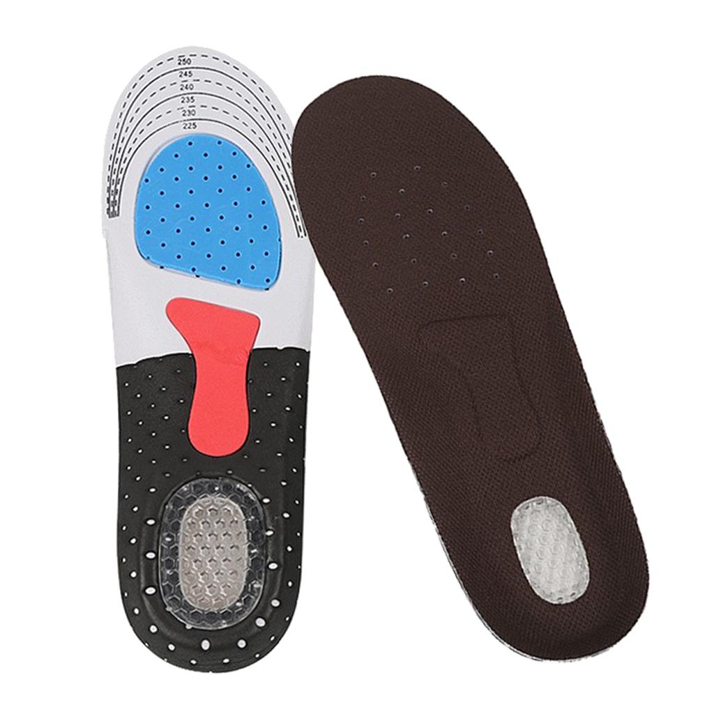 1 Pair Orthotic Support Insoles, Shock Absorption Gel Pad