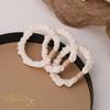 Versatile Black Elastic Hair Tie with Durable Leather Case