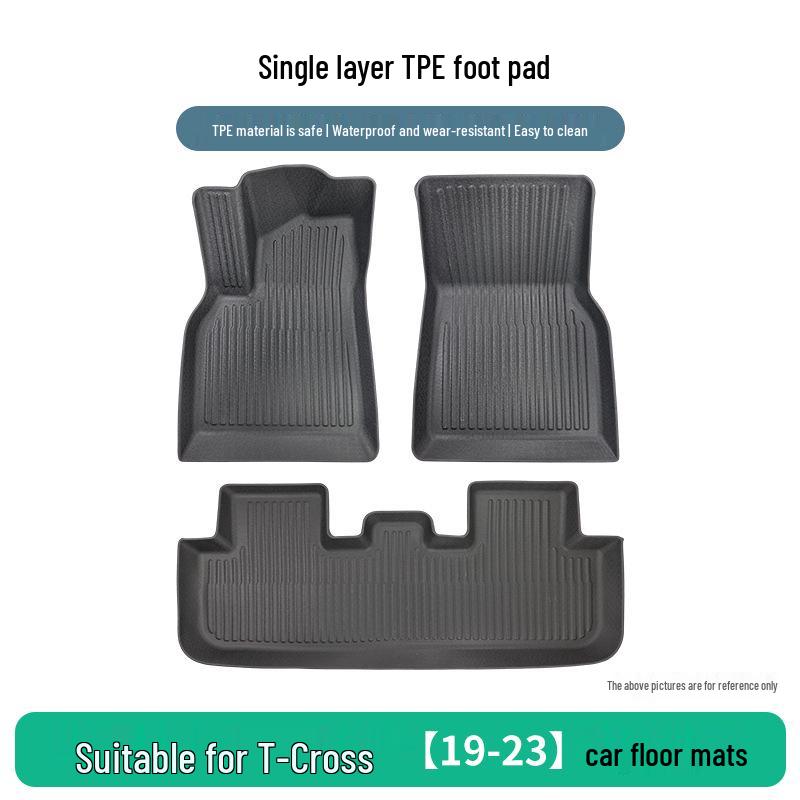 Volkswagen T-Cross 19-23 Anti-Slip Rubber Floor Mats