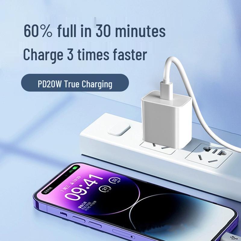 20W PD Charger for Apple: 3C Certified Universal Fast Charging Adapter