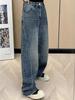 Plus Size Retro High Waist Straight Leg Jeans for Women - Spring/Autumn