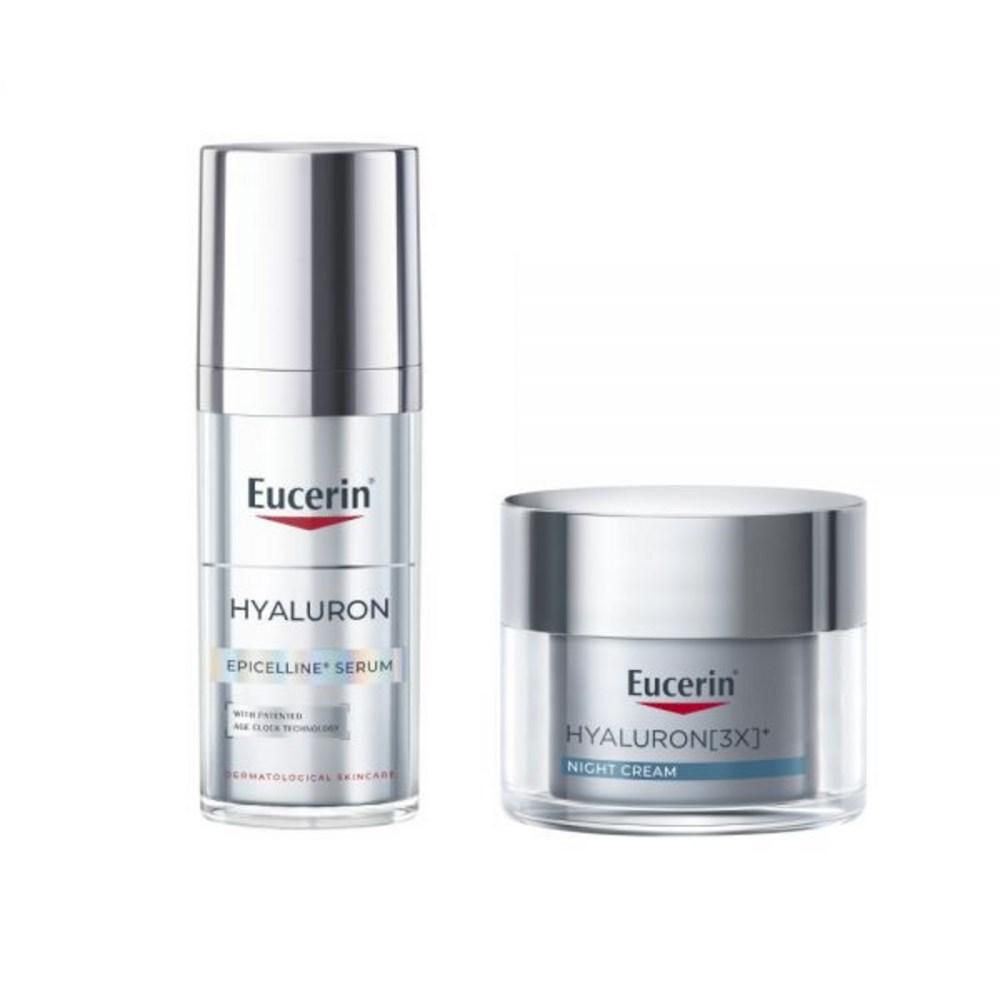 Eucerin Hyaluron Epiceline Serum 30ml + Night Cream 50ml 2-Piece Set (2 Sets)