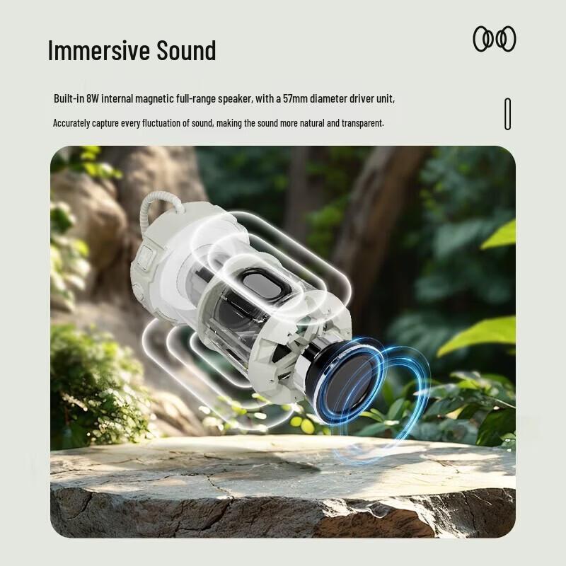 Newmine Portable Outdoor Camping Bluetooth Speaker CN plug (adapter included)