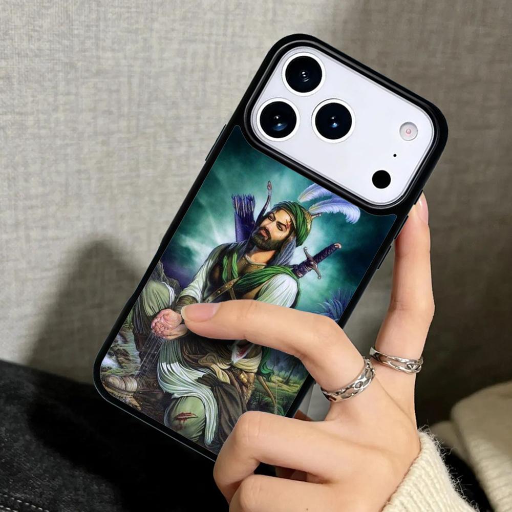 Capa Case for iPhone 17 Air 16 Pro Max 15 Plus 11 13 Mini 14 12 Back Phone Cover Imam Hussain Shia Ali