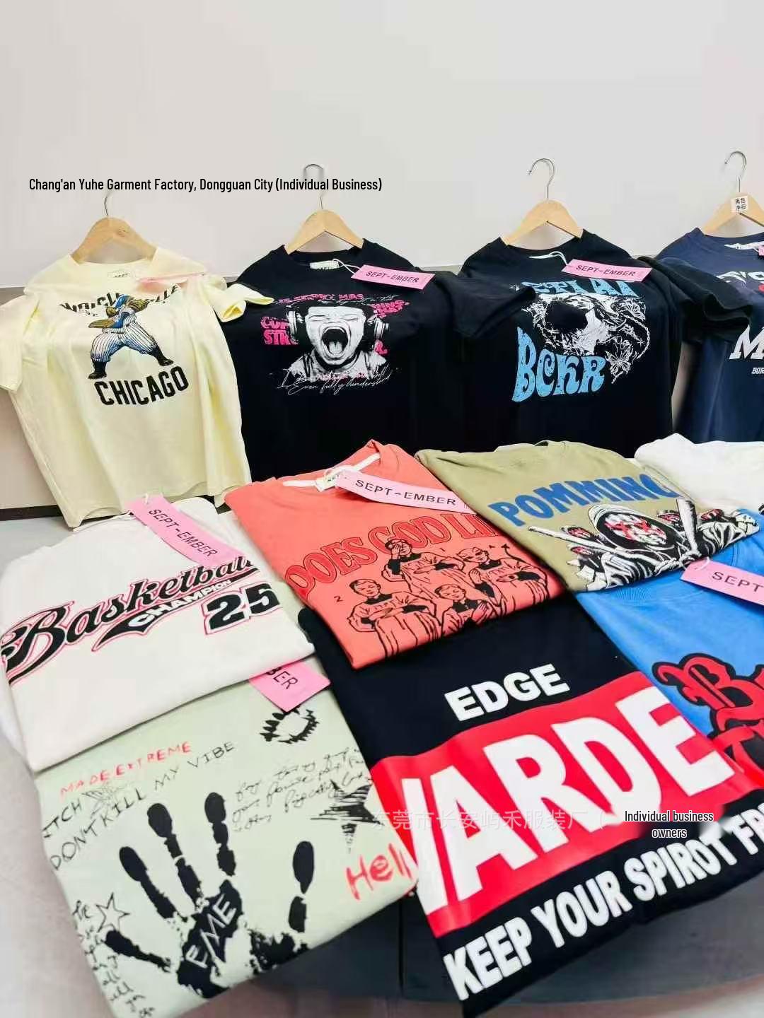 Women s Pure Cotton Short Sleeve Summer T-shirt - American Trendy Printed Design, Unisex Versatile Style Mixed & Matched Sizes