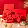 Festive Red Double-Door Gift Box: Lipstick & Perfume Set