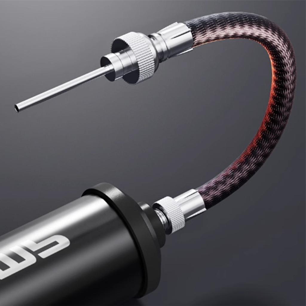 Manual Airs Pump Small Bicycles Inflator with Needle, Nozzle, Hoses Bike Pumps for Volleyballs, Soccer, Basketball
