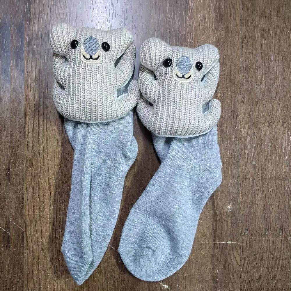 New Animal Socks 3D Plush Crochet Animal Socks Cute Animal Socks Warm Floor Socks Cartoon Socks