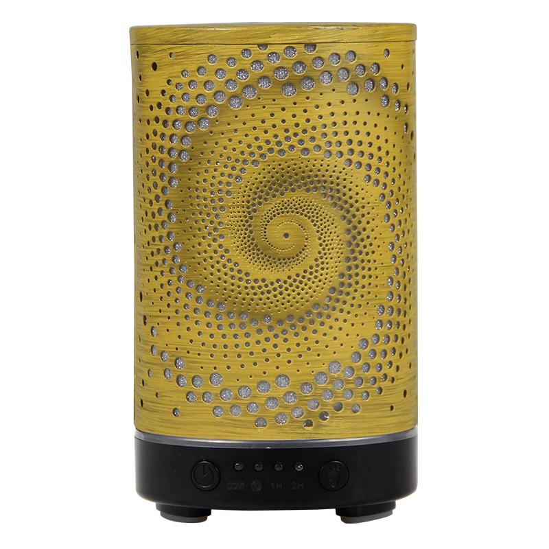 100ml Ultrasonic Cool Mist Humidifier Essential Oil Diffuser Room Moisture Control Auto Shut-Off with LED Night Lights