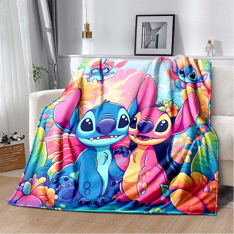 3D Classic Cartoon Blanket Theme Flannel Blanket for Couch Bed Living Room Sofa, Decorative Pattern Super Soft Cozy, Great Gifts