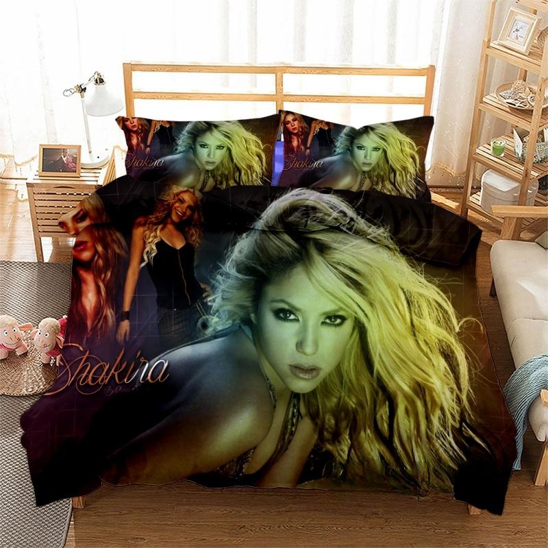 Singer Shakira Bedding Sets Exquisite Bed Supplies Set Duvet Cover Comforter Set Bedding Set Luxury Birthday Gift Home Textiles