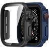 2PCS Waterproof Case for Watch 7 8 9 45mm 41mm-44-40mm Bumper Screen Protector 2 PACK Edge Cover iWatch 5 SE 6 Accessories