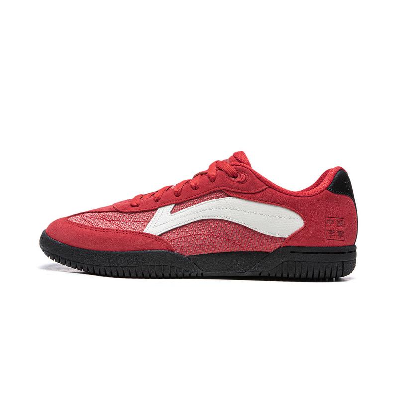 Li Ning Table Tennis Trendy Sports Comfortable Wear Resistant Breathable Functional Table Tennis Shoes Unisex Shoes AZGV303-1