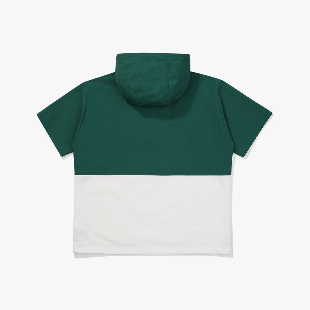 Diadora Grand Slam Color Block Short Sleeve Anorak Green
