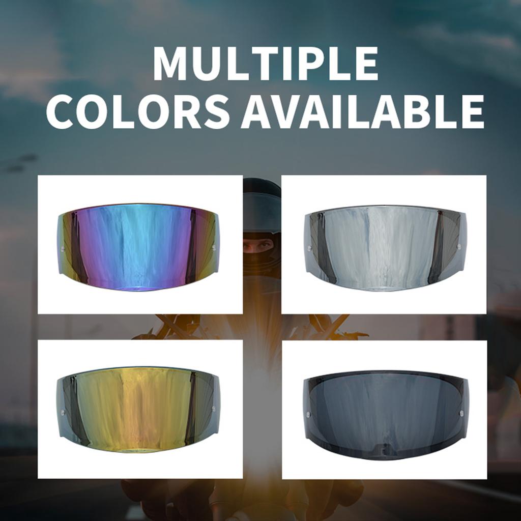 Motorcycle Anti-UV Anti-Scratch Helmets Lens Fashion Visor Wind Shield Lens Replacement for LS2