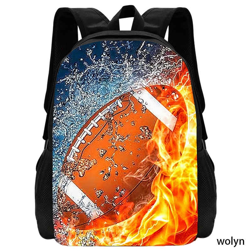 

Детский рюкзак, школьные сумки для мальчиков, легкий и прочный школьный рюкзак с футболистом 15 inches