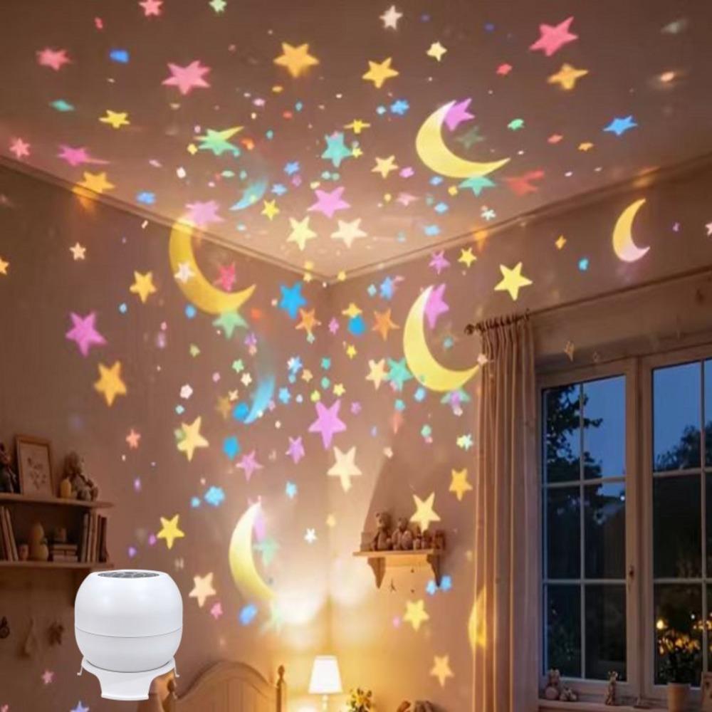 Rechargeable/Plug-in Christmas Projector Light Ocean Night Light  on Ceilings and Walls