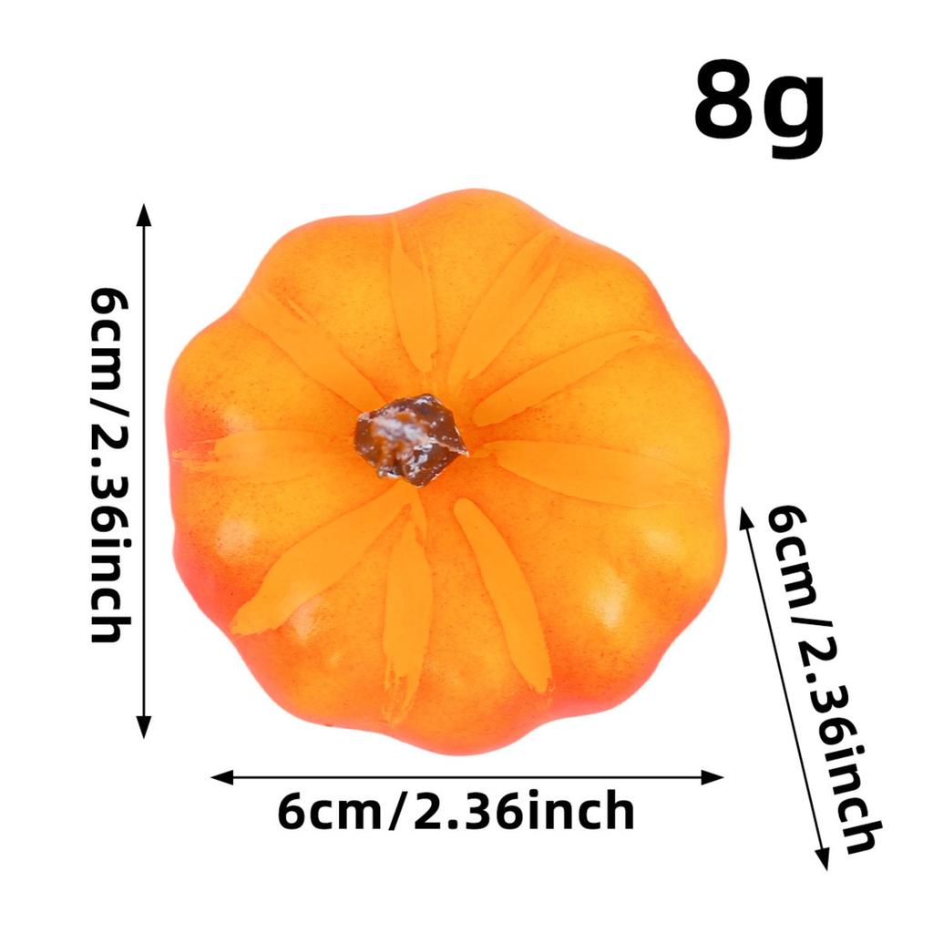 Simulation Vegetables Halloween Harvests Foam Pumpkin Restaurant Window Decorations Thanksgiving Photo Props