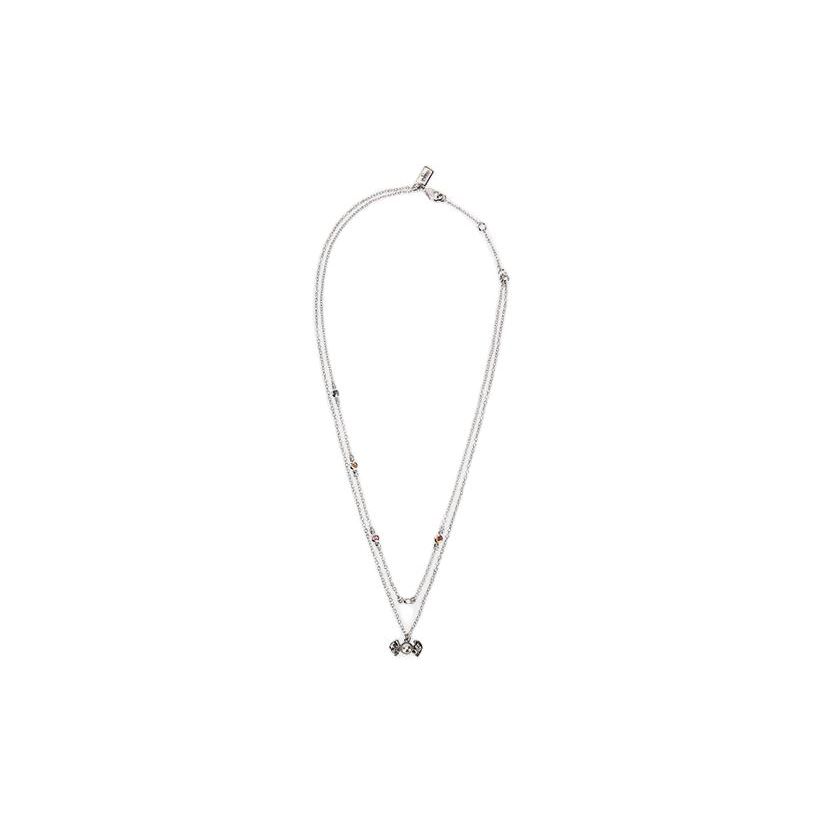 Coach Candy Pendant Copper Necklace Women Necklace Silver CO130-YI4