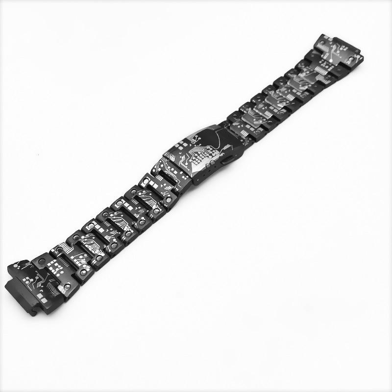 Zestaw Modyfikacyjny Tytanowo-Stalowy do Zegarka Casio G-SHOCK DW5600 GW-M5610 GWB5600 GMW-B5000 Metalowa Koperta Pasek Zamienny