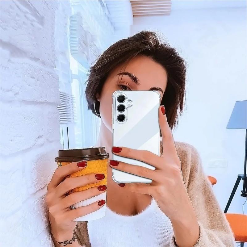 For Samsung Galaxy A17 A07 A56 A36 A26 A06 A16 A05 A05S A15 A25 A35 A55 A02 A02S A03 A03S A04 A04S A04E A10S A21SA22A23A24A30A31Transparent Case