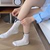 Women's Lolitas Cute Summer Calf Socks Japanese Sweet Bowknot Crew Socks JK Uniform Loose Socks Ruffle Frilly Ankle Sock