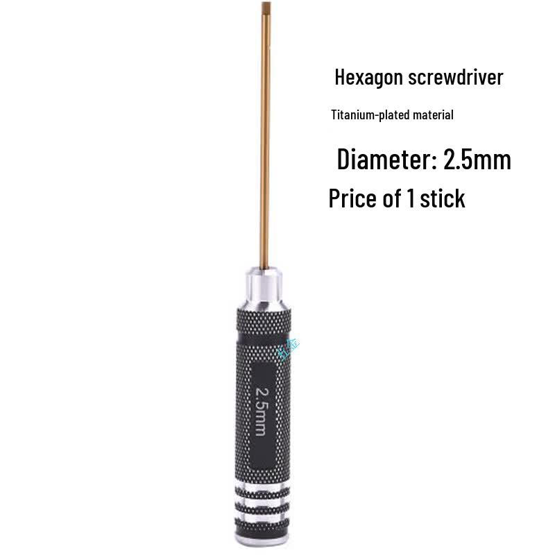 Titanium Plated 2.5mm Hex Screwdriver
