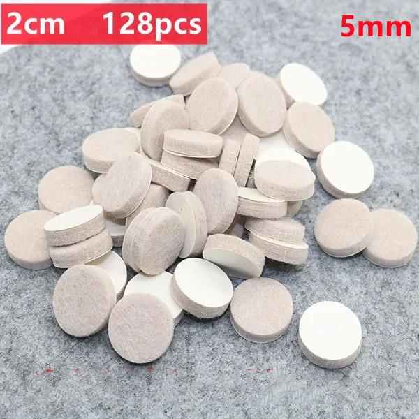 18-128 PCS Felt Chair Leg Pads 3/5mm Thick Floor Scratch Protector Mat Mute Non-slip Self Adhesive DIY Furniture Accessories