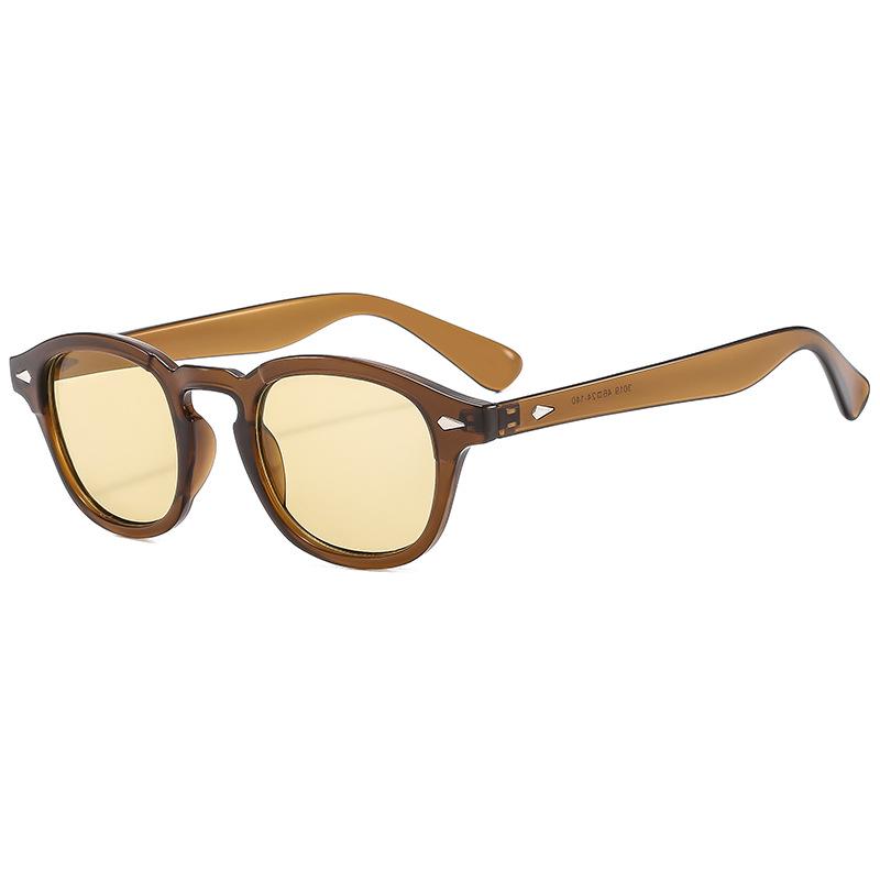 Evropský a americký styl retro nýtované sluneční brýle - Dámská UV ochrana, Malý rám