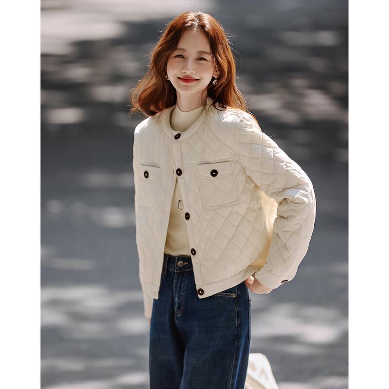 Elegant Quilted Winter Cotton Coat for Women