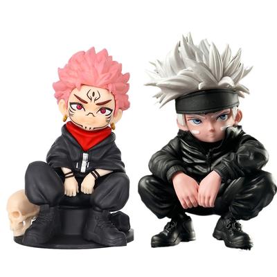 Anime Jujutsu Kaisen Satoru Gojo Figure PVC Cute Toy for Children Model Doll