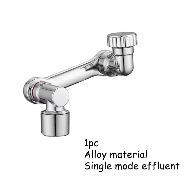 1pcs Faucet Extender, Alloy Robotic Arm,1080° Rotating Universal Faucet Extension, Swivel Faucet For Bathroom Sink