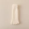 Women's Plush Coral Fleece Five-Toe Maternity Socks for Autumn & Winter